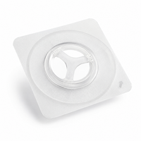 Patch adhésif léger en film PU pour capteur CGM avec coque de protection moulée par injection, patch de capteur de glucose découpé sur mesure