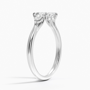 Bague BOJ 079 en argent 925, taille marquise, avec halo de pierres et griffes, solitaire en moissanite 2 carats couleur D VVS1 certifiée GRA, prix bas - Product Image 2