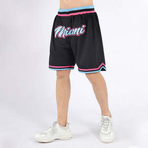<b>Customized</b> Sports Team Shorts 100% Polyester Mesh Sublimated Club Name Training Basketball Athletic Shorts for Teamwear - Product Image 4