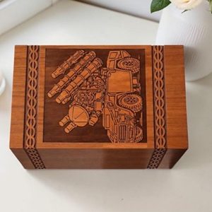 Handmade Bamboo Cremation Urn – Sustainable Memorial Urn urn Memorial Keepsake by AYAANS - Product Image 4