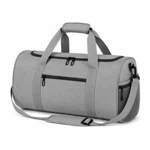 Sac de voyage rose ovale à double poignée, fermeture éclair, plusieurs compartiments, poche utilitaire, grande capacité, unisexe - Product Image 4