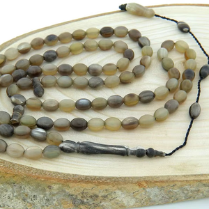Cuentas de Cuerno de Búfalo Natural Hechas a Mano de Origen Ético, Embalaje de Regalo Personalizado para Tasbih de Oración - Estilo Rústico, Bajo Costo - Product Image 5