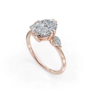 Bague en diamant de qualité supérieure, bijoux brillants et étincelants pour femmes et hommes, luxe, fiançailles, mariage, fête, disponible à la vente - Product Image 5