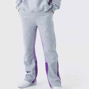 2026 Custom Puff Print Tracksuit <b>Men</b> Heavyweight Terry Cotton Oversized Wide Leg Sweat Suit Winter Streetwear - Product Image 3