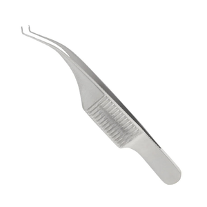 Pinzas de Sutura Manuales Barraquer Colibri de Acero Inoxidable, Micro Pinzas de Sutura con 1x2 Dientes, Plataforma de 0.40 mm, 7.5 cm, para Microcirugía Oftálmica - Product Image 1