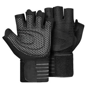 ถุงมือยกน้ำหนักยูนิเซ็กซ์คุณภาพดีที่สุดจาก SAAR INDUSTRIES ขายดี ถุงมือครึ่งนิ้วหนังวัวแท้ ปิดด้วยแถบตีนตุ๊กแก พร้อมที่รัดข้อมือ - Product Image 6