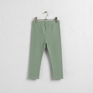 Leggings para Niños Pequeños, Suaves y Transpirables, 100% Algodón o 95% Algodón de Bambú con 5% Elastano - Product Image 1