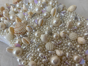 Handmade Embroidered Beaded <b>Sequined</b> Evening Clutch Bag Luxury Bridal Wedding Purse Ethically Sourced Party <b>Handbag</b> - Product Image 5