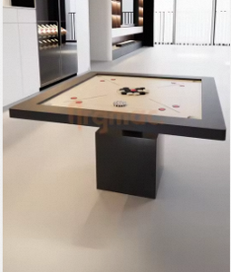 Mesa de Carrom Premium MaiTai, Mesa de Juego Moderna de Lujo con Base de Pedestal para Uso en Interiores, para el Hogar o Clubes - Product Image 2