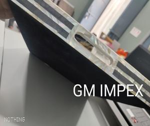 Plateau de service personnalisé en nacre avec incrustation d'os de bois pour mariage à domicile ou restaurant - Product Image 3