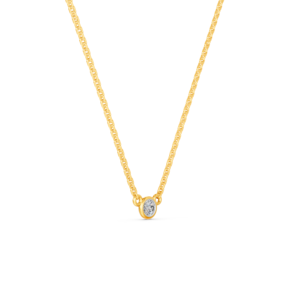 สร้อยคอทองคำแท้ 14K 9K 10K 18K ประดับเพชรแล็บ ได้รับการรับรองจาก IGI ผู้ผลิตเครื่องประดับคุณภาพสูงที่เป็นธรรม ขายส่ง RJC OEM ODM NK706465 - Product Image 2