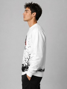 Sweat-shirt pour homme en mélange de coton de qualité supérieure, doté d'un tissu respirant, de coutures durables et d'un style moderne. - Product Image 3