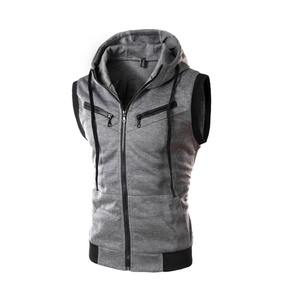 Sudadera con Capucha para Hombre, Gruesa, de Algodón y Forro Polar, para Gimnasio y Fitness, Cálida, Tallas Grandes, para Entrenamiento Deportivo, Lisa - Product Image 2