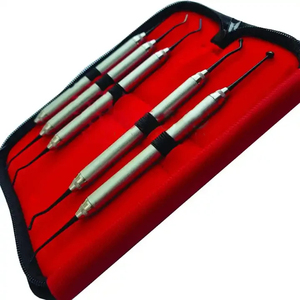 Espátula de composite dental negra para relleno de puente óseo, kit de instrumentos posteriores de acero inoxidable reutilizable, embalaje personalizado manual - Product Image 6