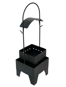 Panier carré pour charbon à chicha QM-A71 – Vente en gros - Product Image 2