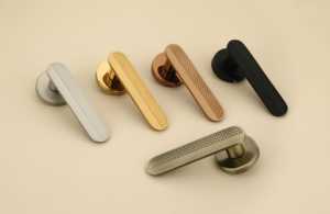 Luxury Solid Brass Lever Handle for Bedroom, Bathroom & Main Doors - Product Image 2