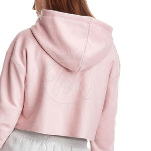 Hoodies crop top à faible MOQ, dernier style, tissu doux, nouveau design, en vente en ligne - Product Image 3