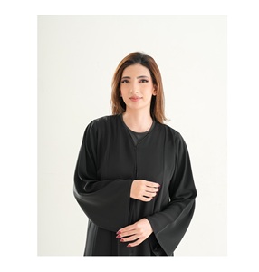 Abaya de Lujo para Mujer, Diseño Simple, Ligera y Fluida, de Alta Calidad, Personalizable al por Mayor - Product Image 1
