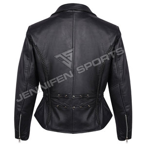 <b>Women</b> Bulk Custom Made High Quality Genuine Breathable <b>Suede</b> Leather Motorbike <b>Jacket</b> & Coats New Stylish <b>Suede</b> Leather <b>Jacket</b> - Product Image 4