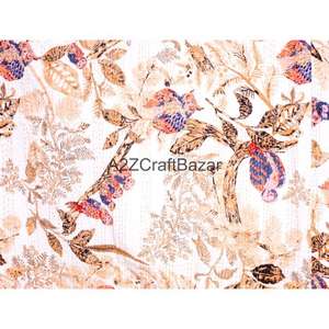 Colcha india 100% algodón, acolchada, hecha a mano, vintage, Kantha, bordada, ecológica, orgánica, para hotel - Product Image 2