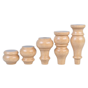 Pieds de canapé en bois massif de haute qualité, pieds de support décoratifs pour meubles, pour la décoration moderne des bureaux, des hôtels et des appartements - Product Image 1