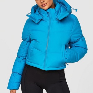 Chaqueta Acolchada Reversible Impermeable y Transpirable para Mujer, con Capucha Desmontable, Tejido de Poliéster/Nailon, Cierre de Cremallera, Ligera, para Invierno - Product Image 3