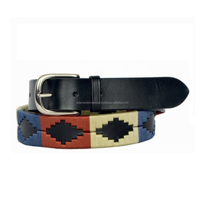 Cinturones de cuero genuino para hombre y mujer, de lujo, buena calidad, correa de cuero Polo, fabricante al por mayor - Product Image 3