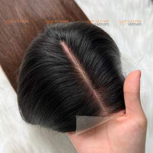 วิกผมคนแท้100% ปลายตรงปลายสีน้ำตาลผมแท้ความละเอียดสูงสำหรับต่อผมทอสองชั้น - Product Image 6