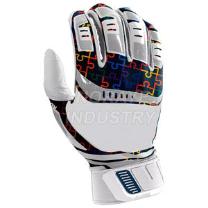 OEM Sheepskin Leather Batting <b>Gloves</b> Men Custom Logo Baseball <b>Gloves</b> OEM Baseball Batting <b>Gloves</b> - Product Image 4