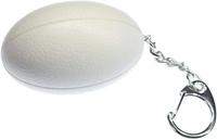 Porte-clés de rugby promotionnel en acier inoxydable de qualité supérieure, taille personnalisée, design réglable, impression numérique, logo personnalisé, OEM