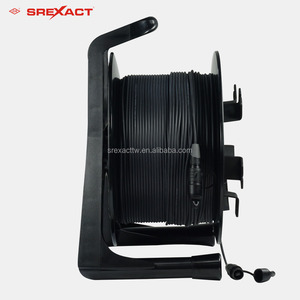 Câble à fibres optiques extérieur SREXAT 12 cœurs OM3 multimode 200M en rouleau avec connecteurs MPO MMF diamètre 5mm - Product Image 4
