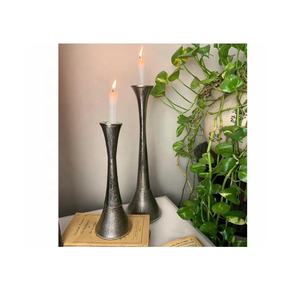 Bougeoir Pilier Géométrique en Aluminium Bougeoir Lourd Solide en Aluminium Moulé Modernisme Bougeoir Décoration Bougeoir pour la Maison - Product Image 1