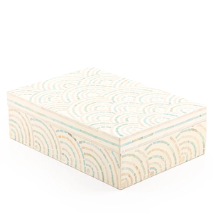 Caja de cerámica ecológica con tapa para organizar archivos de oficina, estuche transparente para documentos y papeles - Product Image 4