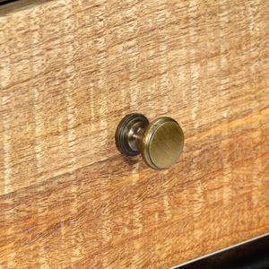 Consolle in legno massello di mango marrone da 46,5 pollici - Product Image 6