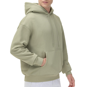 Hot Selling Custom Front Solid Unisex Autumn Winter Pullover Hoodies <b>Crop</b> <b>Top</b> Fleece Polyester/Cotton Quick Dry Breathable - Product Image 4