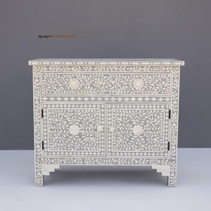 ILAHI's Bone Inlay <b>Drawer</b> Modern Design Agate Detailing <b>Storage</b> Portable Home Furniture - Product Image 5