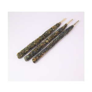 Varillas de incienso de manchas de flores tibetanas de 6 pulgadas, hierbas aromáticas y soportes de incienso botánicos sin bambú para difusor de aromaterapia - Product Image 2