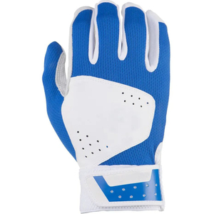 MADNI LEATHER INDUSTRIES Leather/PU <b>Baseball</b> Batting <b>Gloves</b>-Eco-Friendly Wrist Support Hook Loop Closure Adult Sizes S-XXL - Product Image 3