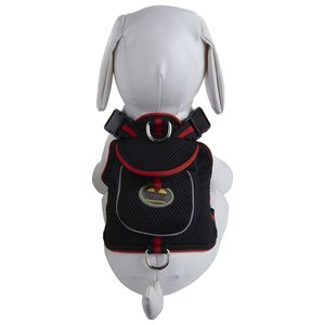 Pettorina in rete per animali domestici con tasca: accessorio comodo ed elegante per il tuo amico peloso - Product Image 1