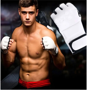 Breathable Non <b>Slip</b> Custom Color <b>Half</b> Finger Design Kickboxing Hand Protection Glove Training Sparring Taekwondo Gloves - Product Image 4