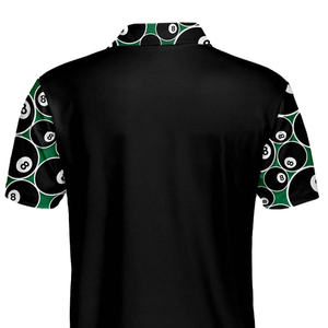 Chemise de golf décontractée pour homme de haute qualité, impression par sublimation, tissu polyester respirant, compressé, doux et confortable pour la vente en gros - Product Image 6