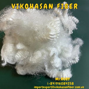 ราคาขายส่ง ใยสังเคราะห์ Vikohasan รีไซเคิลสีขาว 15D HS แบบกลวงเคลือบซิลิโคน สำหรับยัดไส้ของเล่น หมอน ผ้านวม เบาะรองนั่ง โซฟา เฟอร์นิเจอร์ - Product Image 2