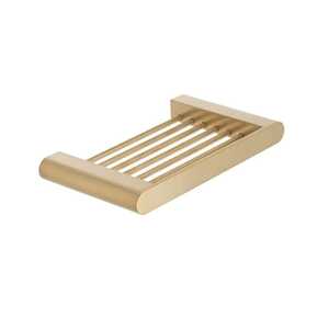 Modern Brass Soap Dish Holder Wall Mounted Metal Soap Saver Rack Gold Bathroom Countertop <b>Storage</b> Tray <b>Bath</b> Accessories - Product Image 1