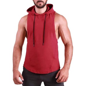<b>Red</b> Color Knitted Breathable Casual Regular Fit <b>Vest</b> <b>Men's</b> Clothing Hoodies Sleeveless - Product Image 1