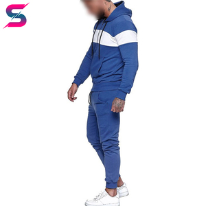 Customized Made New Trendy High Demand Product Street Wear Contrast Color Newest Lightweight Polyester Cotton Tracksuits - Product Image 2