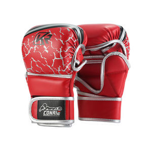 Gants de boxe personnalisés à demi-doigts en microfibre, gants d'entraînement professionnels MMA, équipement sportif d'arts martiaux - Product Image 5