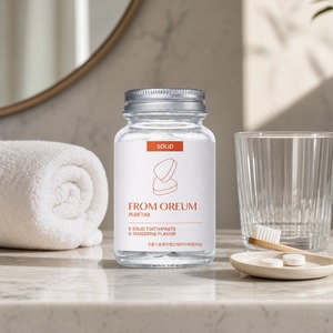 [FROM OREUM] ยาสีฟันแบบเม็ด กลิ่นส้มเชจู สำหรับผู้ซื้อ จำนวน 60 เม็ด - Product Image 1