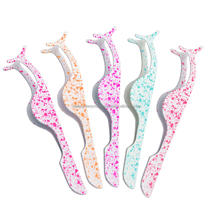 แหนบต่อขนตาปลายมน เกรด A+ สแตนเลส รับผลิตตามสั่ง พร้อมโลโก้และสีตามต้องการ ขายส่งจำนวนมาก - Product Image 1