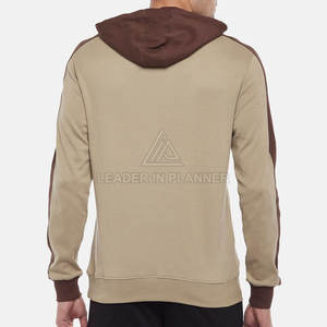 Nueva ropa de hombre a la moda, sudaderas con capucha de talla grande, estilo casual de algodón, sudaderas con capucha básicas para hombre a precio económico con media cremallera para venta en línea - Product Image 3