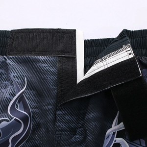 Shorts MMA légers pour hommes, décontractés, écologiques, à séchage rapide, pour le kickboxing, le BJJ, la lutte, la gym, en polyester/coton - Product Image 4